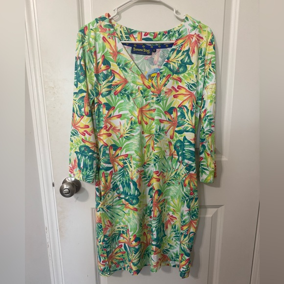 Banana Boat Dress SPF50 medium 3/4 sleeve NEW - Picture 2 of 7